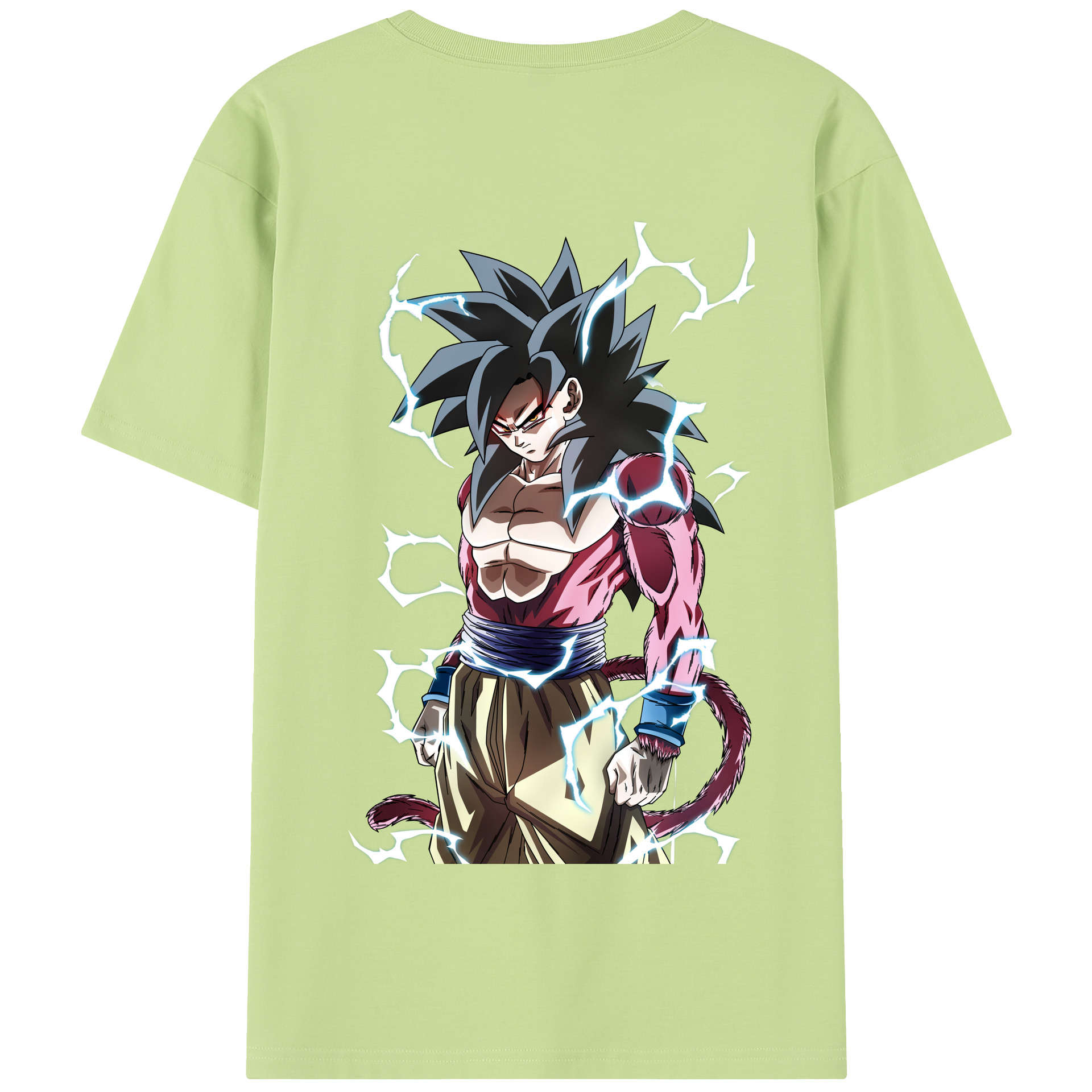 （画像用） ドラゴンボール 孫悟空（そん ごくう）Son Goku カカロット DRAGON BALL Kakarotto 綿100％半袖Tシャツ（背面プリント）